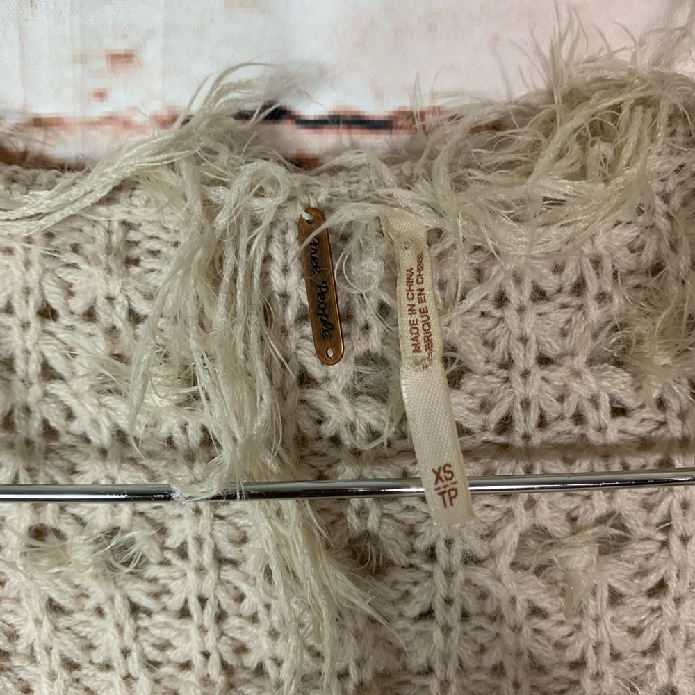 Free People Faithful Shaggy Cardi - Picture 7 of 8